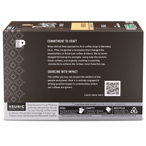 Peet's® Single-Origin Brazil Medium Roast K-Cup® Coffee Pods Perspective: back