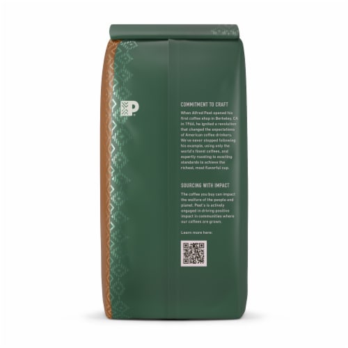 Peet's Coffee® Organic French Roast Dark Roast Ground Coffee Perspective: back
