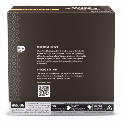 Peet's® Big Bang® Medium Roast K-Cup® Coffee Pods Perspective: back