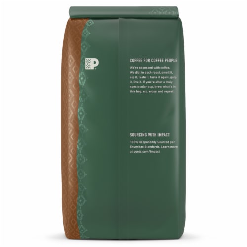 Peet's Coffee® Organic French Roast Dark Roast Ground Coffee Perspective: back
