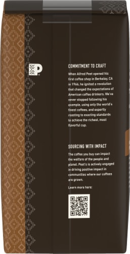 Peet's® Decaf House Blend Dark Roast Ground Coffee Perspective: back