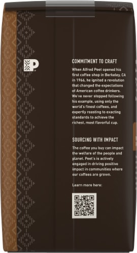 Peet's® House Blend Dark Roast Ground Coffee Perspective: back