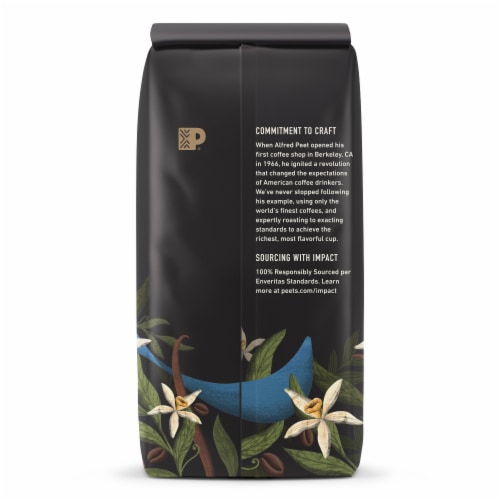 Peet's Coffee® Vanilla Light Roast Ground Coffee Perspective: back