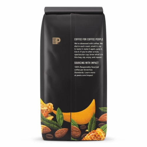 Peet's Coffee® Naturally Flavored Honey Almond Ground Coffee Perspective: back