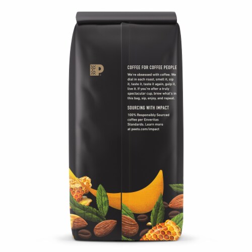 Peet's Coffee® Naturally Flavored Honey Almond Ground Coffee Perspective: back