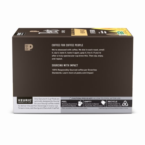 Peet's Coffee® Off The Grid Medium Roast K-Cup® Coffee Pods Perspective: back