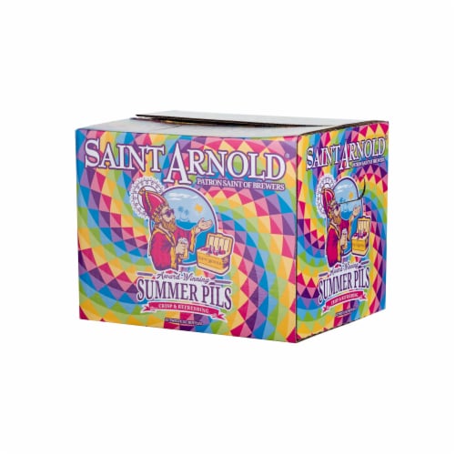 Saint Arnold® Summer Pils Craft Beer Perspective: back