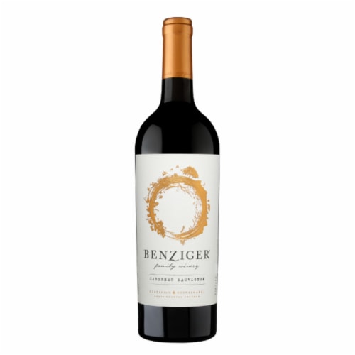 Benziger Family Winery Cabernet Sauvignon California Red Wine Perspective: back