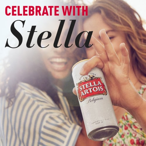 Stella Artois Imported Belgian Lager Perspective: back