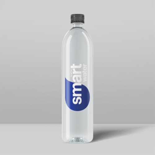 Smartwater Vapor Distilled Electrolyte Premium Water Bottles Perspective: back
