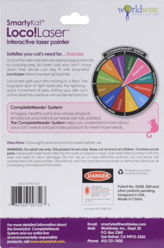 SmartyKat® Loco Laser™ Cat Toy Perspective: back