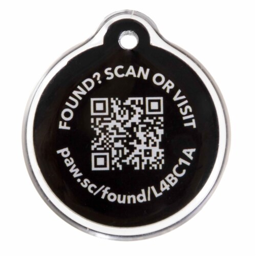 Pawscout QR Smart Pet Tag for Dogs and Cats Perspective: back