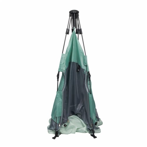 KidCo PeaPod Camp Lightweight Portable Baby Toddler Travel Bed Tent, Seafoam Perspective: back