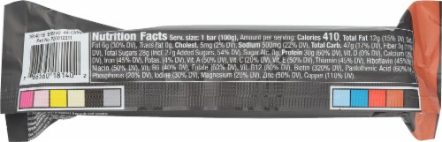 MET-Rx® Big 100 Peanut Butter Pretzel Meal Replacement Bar Perspective: back