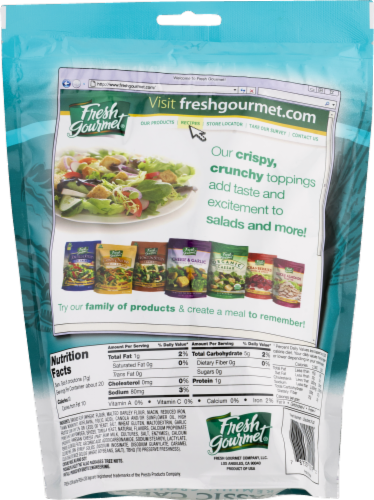 Fresh Gourmet Caesar Croutons Perspective: back