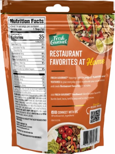 Fresh Gourmet® Southwest Crunch Perspective: back
