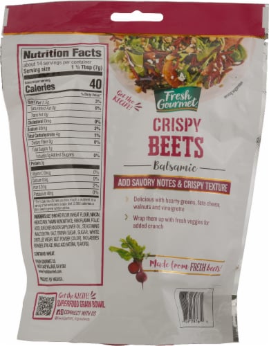 Fresh Gourmet® Balsamic Crispy Beets Perspective: back