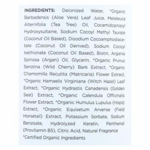 Millcreek Botanicals Tea Tree Shampoo  - 1 Each - 14 oz. Perspective: back