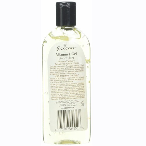 Cococare Vitamin E Antioxidant Gel - 8.5 oz Perspective: back