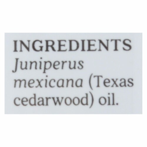 Aura Cacia - Essential Oil - Cedarwood Texas - .5 oz Perspective: back
