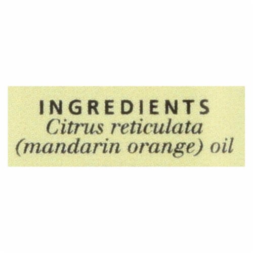 Aura Cacia - 100% Pure Essential Oil Mandarin Orange - 0.5 fl oz Perspective: back