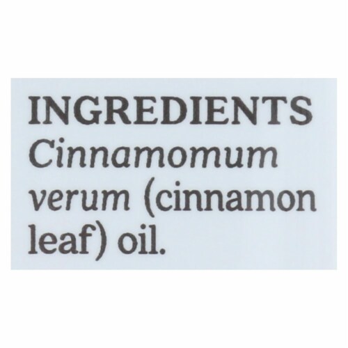 Aura Cacia - Pure Essential Oil Cinnamon Leaf - 0.5 fl oz Perspective: back