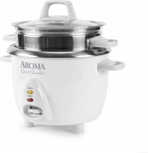 Aroma Housewares ARC-753-1SG 6-Cup (Cooked), 1.2Qt. Select Stainless  Pot-Style Rice Cooker,, 1 unit - Kroger