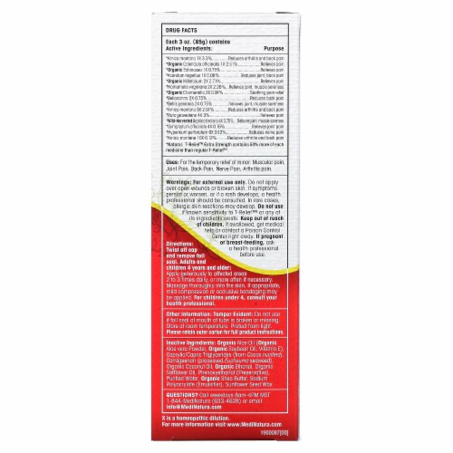 MediNatura T-Relief™ Arnica +12 Extra Strength Chamomilla Perspective: back