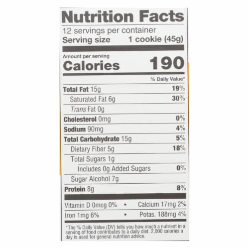 Lenny & Larry's® Peanut Butter Keto Cookie™ Perspective: back