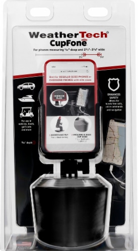 WeatherTech CupFone Phone Holder - Black Perspective: back