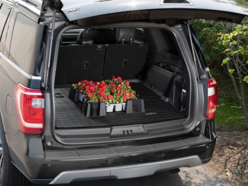 WeatherTech Trim-To-Fit Mat Set - Black Perspective: back