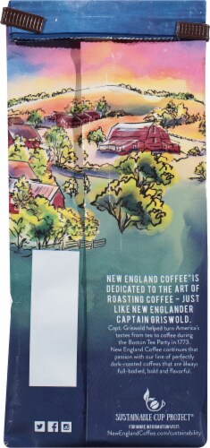 New England Coffee® Bold Decision Dark Roast Ground Coffee Perspective: back