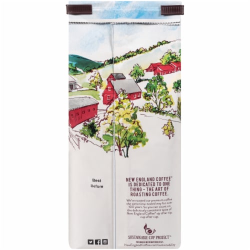 New England Coffee® Breakfast Blend Medium Roast Ground Coffee Perspective: back