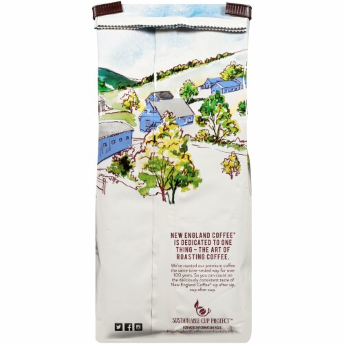 New England Coffee® French Vanilla Medium Roast Ground Coffee Perspective: back