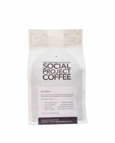 Devoe Blend Ground Coffee Perspective: back
