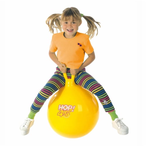 Gymnic Children's Bouncing Hop 45 Ball Yellow 18 diameter, 1 - Kroger