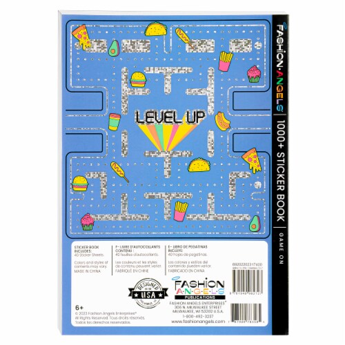 Fashion Angels Game On 1000 Sticker Book Perspective: back