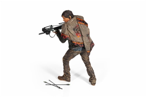 The Walking Dead Daryl Dixon Deluxe Poseable Figure | Measures 10 Inches Tall Perspective: back