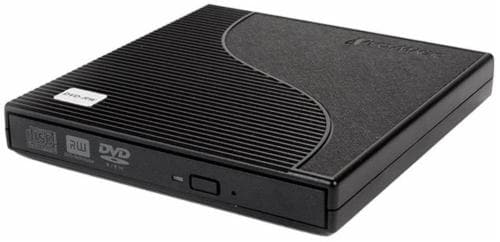 I/O Magic 8x Slim Portable DVDR Drive Perspective: back