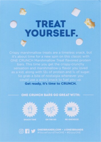 ONE BAR Marshmallow Protein Bars Perspective: back