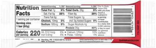 ONE BAR Peanut Butter Cup Protein Bars Perspective: back