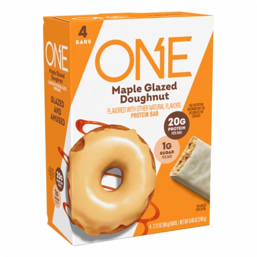 ONE Maple Glazed Doughnut Flavored Protein Bars Perspective: back