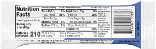 ONE BAR Blueberry Cobbler Protein Bars Perspective: back