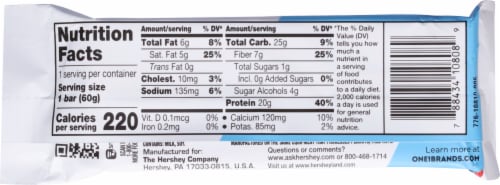 One Birthday Cake Protein Bar Perspective: back