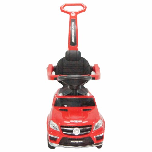 Best Ride On Cars Baby 4 in 1 Mercedes Push Car with LED Lights Red 1 Piece Harris Teeter