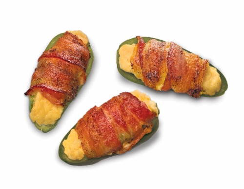 Big Easy Foods Cream Cheese and Cheddar Bacon-Wrapped Jalapenos Perspective: back