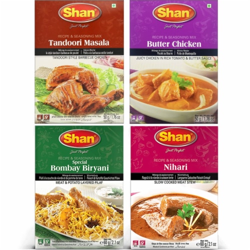 Shan® Seasoning Rice Mix Variety Combo Perspective: back