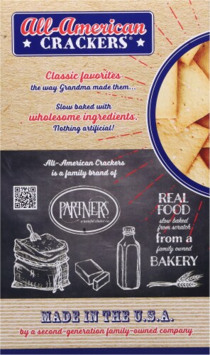 Partners Sweet Butter All-American Crackers® Perspective: back
