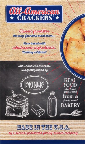 All-American Jalapeno Cheddar Cornbread Crackers Perspective: back
