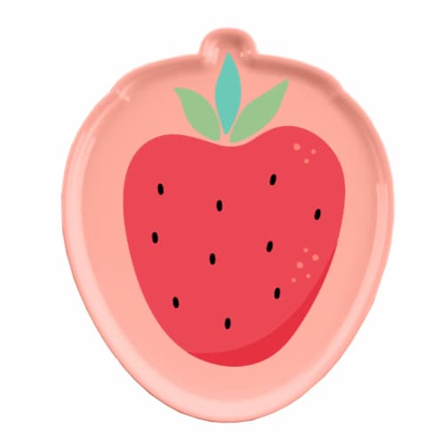 TarHong Shaped Plate Pack - Coral Fruit Perspective: back